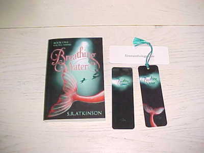 SIGNED 1ST ED Breathing Water PB Book S.R. Atkinson Siren Anthology Fantasy