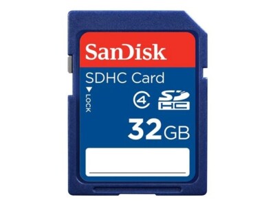 SanDisk 32GB Class 4 SDHC Memory SD Card For Digital Cameras SDSDB-032G-B35