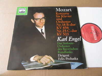 KARL ENGEL piano MOZART CONCERTOS 18 25 ELECTROLA GERMANY