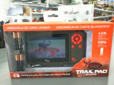 Wildgame Innovations Trail Pad Swipe Hand Held SD Card Viewer 4.3inc (PD3034808)