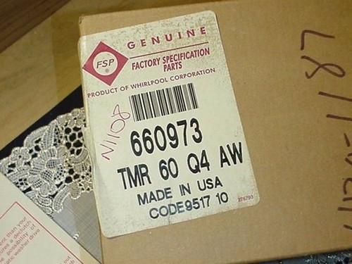 Genuine Factory Specified Parts 660973 Washer Timer TMR 60 Q4 AW NEW IN BOX!