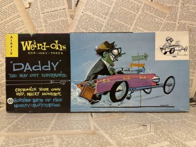 Kit modelo suburbanite original Weird-Ohs Daddy The Way Out 1967 AIRFIX