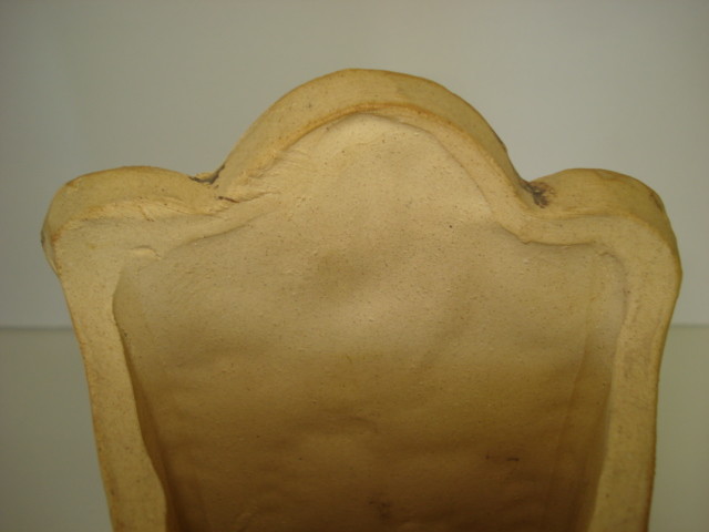 RARE VINTAGE BENNINGTON VERMONT SLAB POTTERY VASE SIGNED LOPEZ TREE BIRD