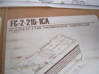 Middle Atlantic FC-2-215-1CA Thermostatic Rack Fan Control