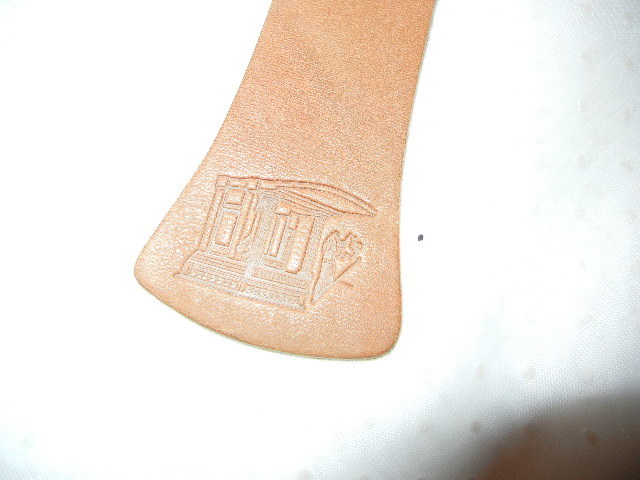 LEATHER BOOKMARK COLONADE HOTEL LONDON ENGLAND 1970's