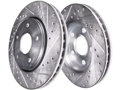 Detroit Axle 92YG18V Front Brake Rotor Set Fits 1998-2004 Mercedes SLK230