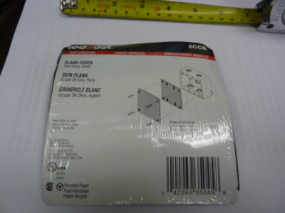 Red Dot 2CCB Outlet Blank Cover  Solar box cover