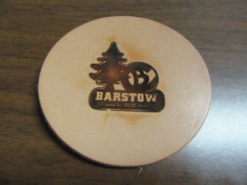 Camp Barstow Leather 3 Inch Round    BT3