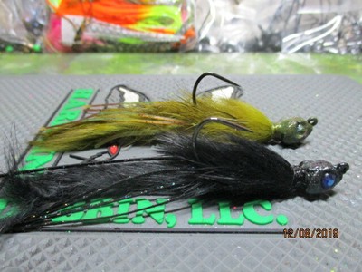 4 Great Hand Tied Deer Hair Fishing Jigs 1 16 1 8 1 4oz Trout