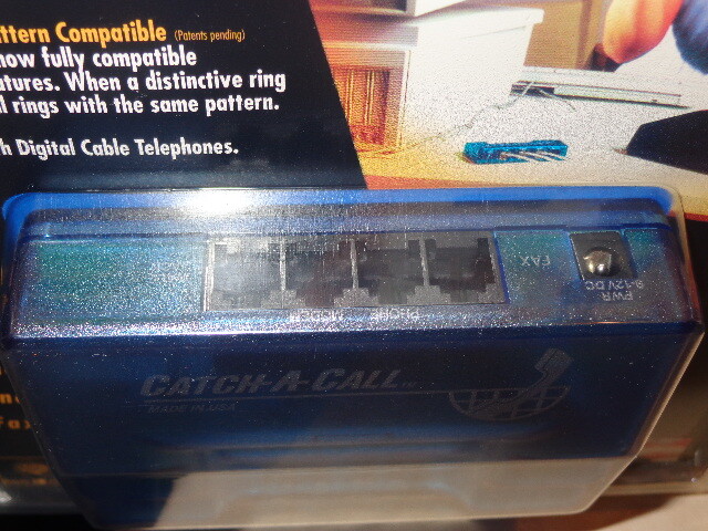 Catch a Call Telephone Line Adapter for Phone Internet Fax Connection RS43-2220