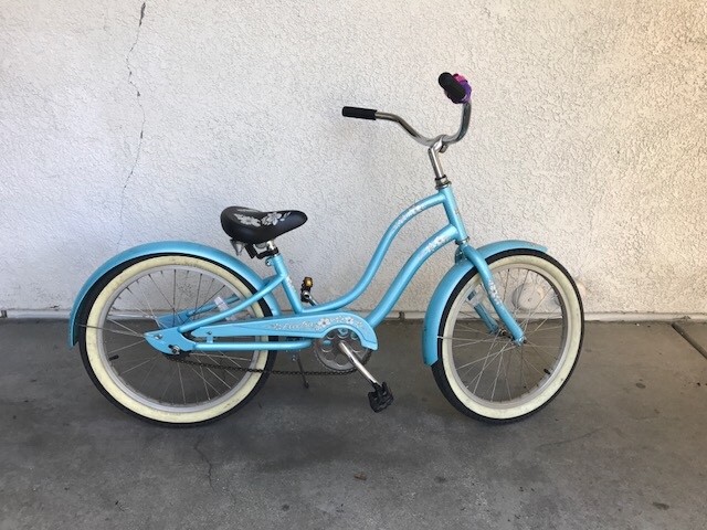 Girl’s Electra 20” Hawaii Beach Cruiser - Blue