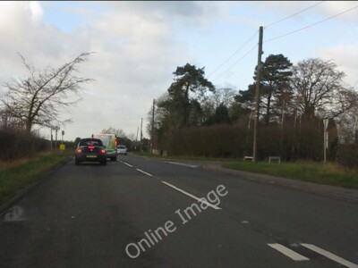Photo 6x4 A51 at Station Road junction Ingestre  c2011