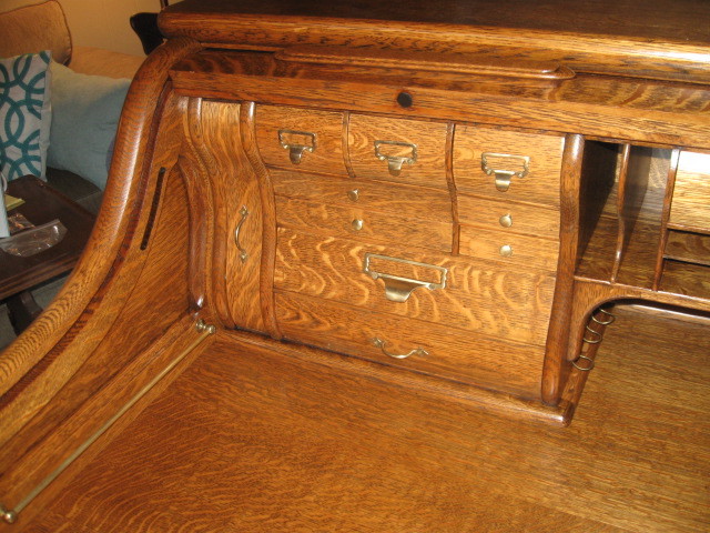 Antique Roll Top Desk