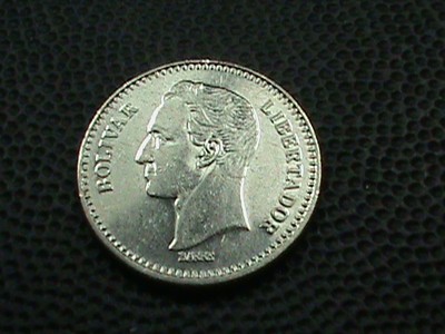 VENEZUELA    25 Centimos   1987   UNC    ,    $ 3.99  maximum  shipping  in  USA