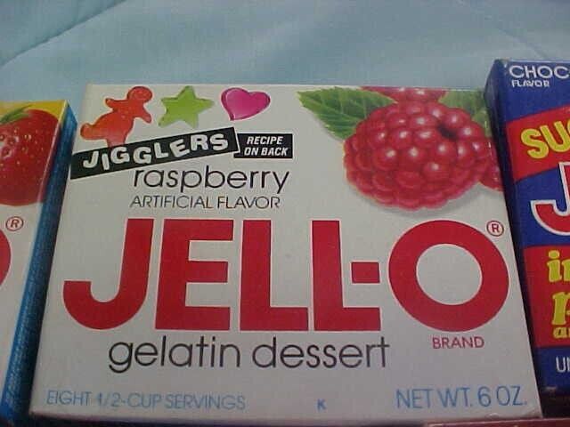 5 VINTAGE JELLO BOXES UNOPENED FOR  THE COLLECTOR