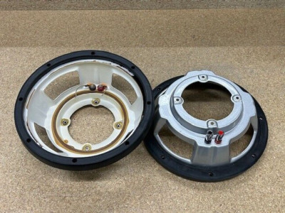 10'' Four Spoke Subwoofer Speaker Frame Basket Ridged Steel, DIY, with Gaskets Pr