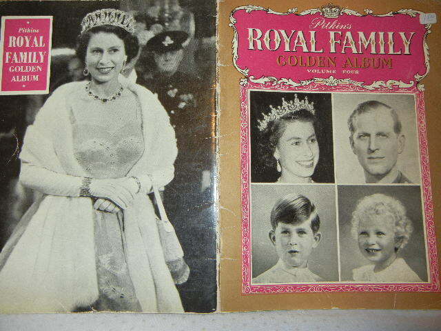 ROYAL FAMILY  GOLDEN ALBUM X 2 + ROYAL FAMILY ALBUM BRITISH ROYALTY 1953-79