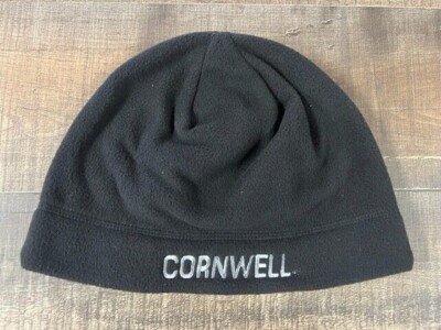 CORNWELL TOOLS Black Beanie Hat Embroidered Logo NWOT Orange or Silver