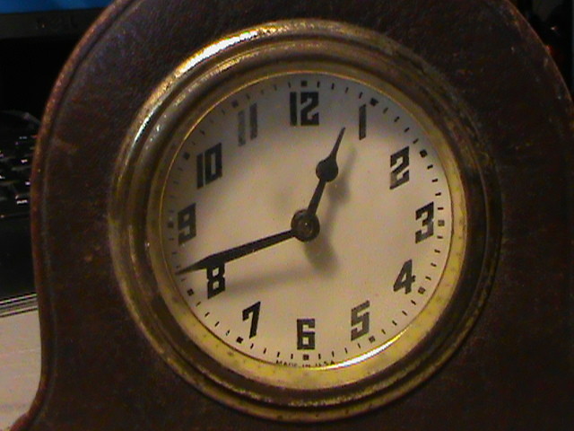 Vintage Buechley's Lumber Yards Advertising Mantle Clock Cardboard Hamburg, PA