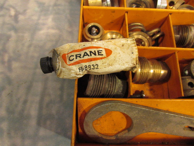 Vintage Crane plumbing bathroom Dial-ese repair kit wrench parts repair 8-990
