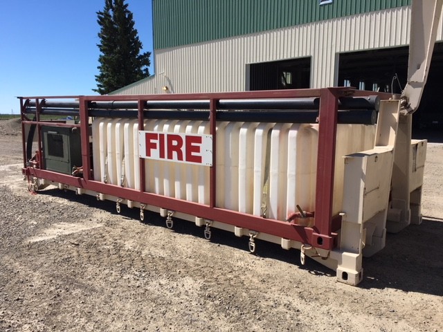 Wild land fire fighting package 2500 US gals flat rack package