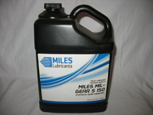 MILES LUBRICANTS MIL-GEAR S 150, Synthetic Gear Lubricant, 1 Gallon, USA