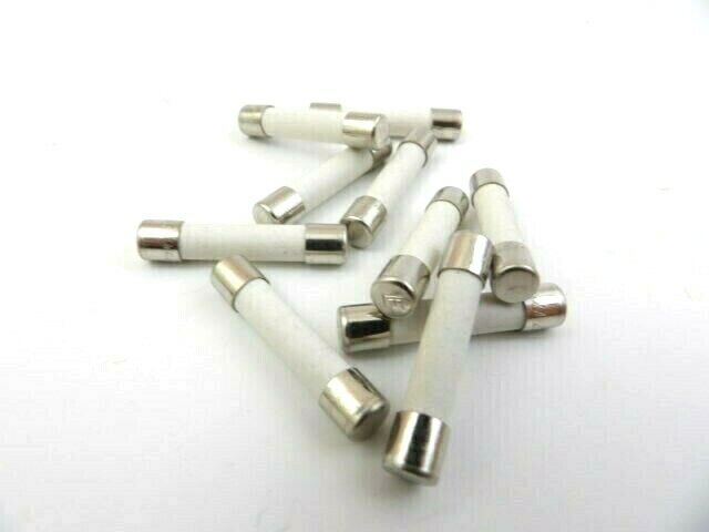 Lot Of 10 Littelfuse 3ab 6a Ceramic Fuses 6 Amp 250 Volt Fast Acting 1/4 X 1-1/4