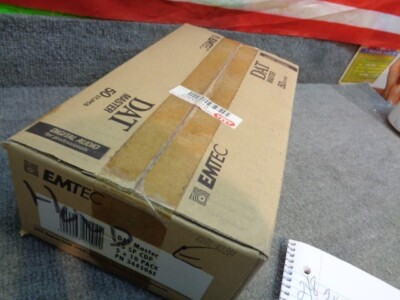 ESTATE* SEALED CASE EMTEC DAT MASTER TAPES 15 (50pcs.) 15 SP CDP 344506E