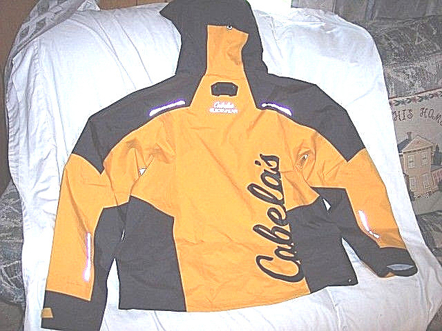 Mens Large Goretex Jacket Fishing Jacket Rain Jacket Light Angler Jacket $300