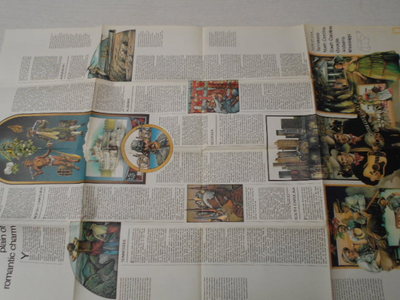 1975 MAP TENNESSEE N. CAROLINA S. CAROLINA GEORGIA ALABAMA MISSISSIPPI (15)