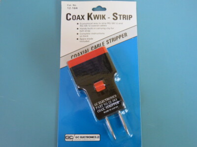 RADIO SHACK/GC ELECTRONICS  12-164 Qty of 1 per Lot COAX KWIK-STRIP