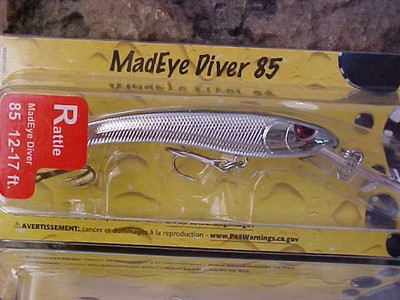 SPRO 3 1/3'' Madeye Diver 85 Extra Deep Diving Crank/Toller in CRM for WALLEYE