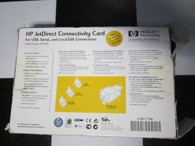 HP JetDirect Card J4135A Print Server