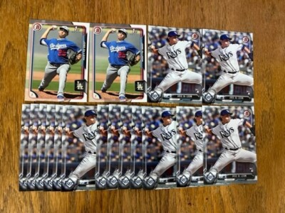 (x17 Lot) Jose De Leon 2015 Bowman #62 1st Bowman Rookie RC Twins Rays Dodgers