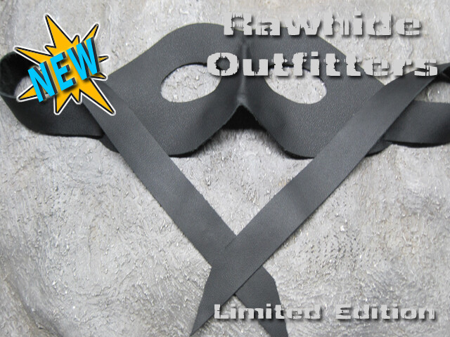 Premium Cosplay Genuine Leather The Lone Ranger Face Mask Adult Size