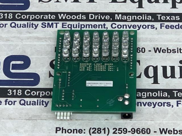 Yestech Barcode Light Board - 7232833 - 7232835 W/warranty