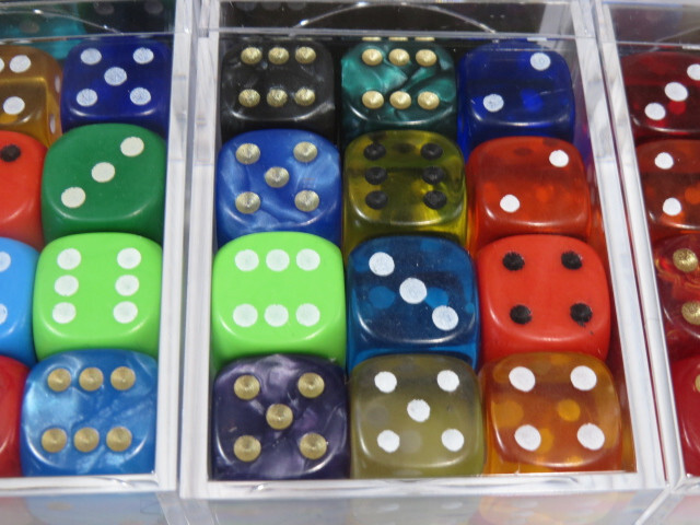 NEW Dice Cube Set of 36 D6 (12mm) - Mix Colors