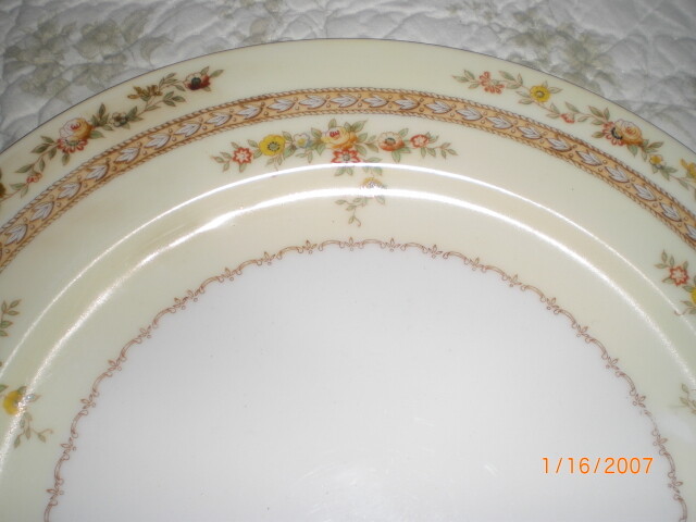 Vinytage F B & C Meito  8 dinner plates 10 