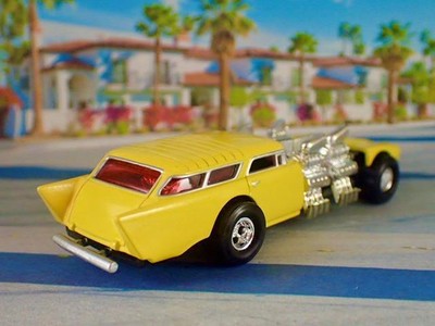 1957 Chevrolet Nomad Quad Supercharged HEMI Q-V8 Drag Wagon 1/64 Scale Ltd Edt N