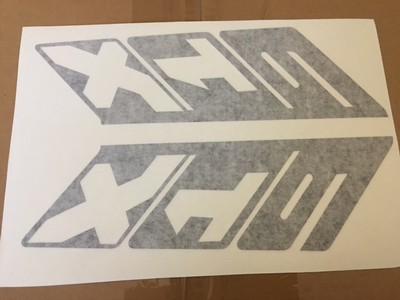NEW FIAT BERTONE X19 X1//9 PAIR REPRODUCTION /'VS/' PILLAR DECAL LOGOS GLOSS BLACK