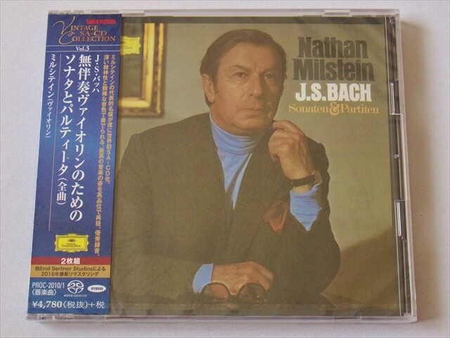 ナタン・ミルシュタイン J.S.バッハ 2枚組SACD ナタン・ミルシュタイン J.S.バッハ 2枚組SACD - メルカリ