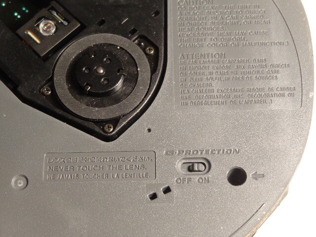 Sony CD Walkman D-EJ616CK Portable CD Player G-Protection AVLS w/ Leather Cover!