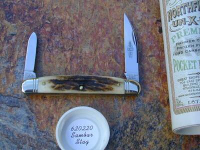 GREAT EASTERN NORTHFIELD GEC SAMBAR STAG POCKET CONGRESS KNIFE 1/679 MIT 620220