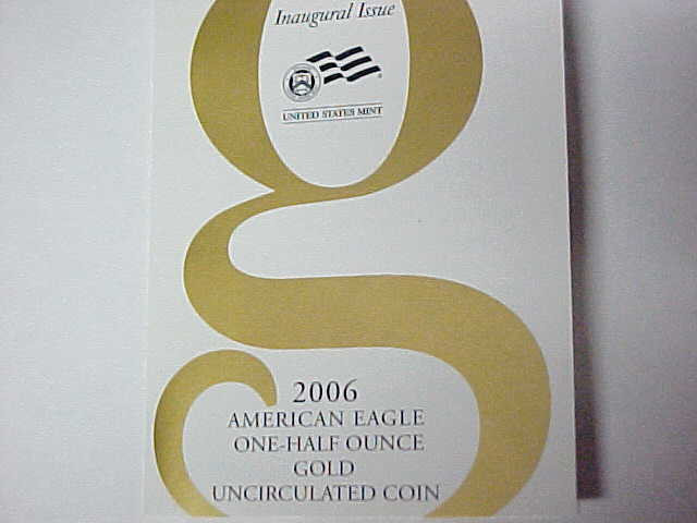 2006-W $25 American Gold Eagle 1/2 oz Gold West Point Coin