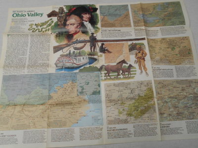 1985  MAP OF OHIO VALLEY NATIONAL GEOGRAPHIC (42)