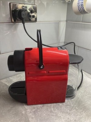 Nespresso Inissia Coffee Machine, Red, BRAND NEW BOXED, over