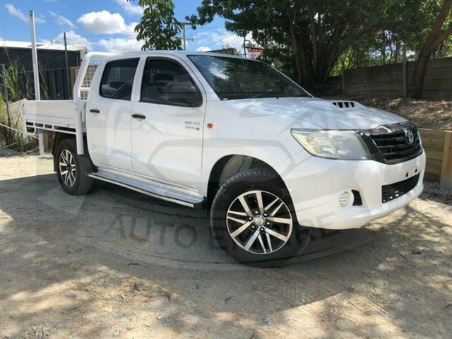 2012 Toyota Hilux KUN26R MY12 SR (4x4) White 5 Speed