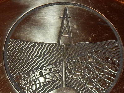 Oil Well Driller's team, Rough Neck's Commemorative case.Texas or Oklahoma