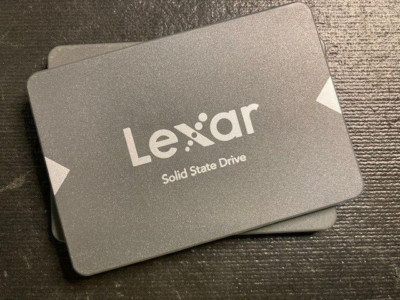 (LOT of 2) Lexar NS100 256GB 2.5  7mm SSD laptop pc 100% Health LNS100-256RB