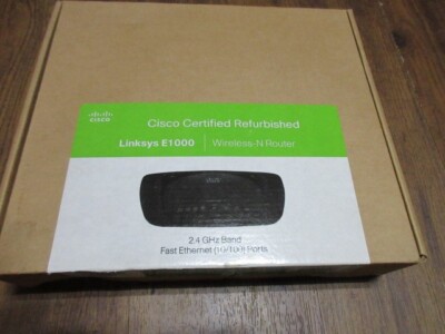 Linksys E1000-RM 300 Mbps 4-Port 10/100 Wireless N Router (Refurbished)